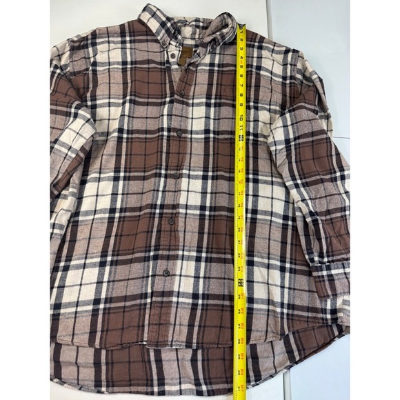 S john bay Plaid Flannel Button Up Long Sleeve Shirt Casual Outdoors - Picture 3 of 8